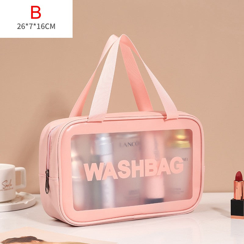 Necessaire Transparente Impermeável para Viagem – Bolsa de Maquiagem PVC