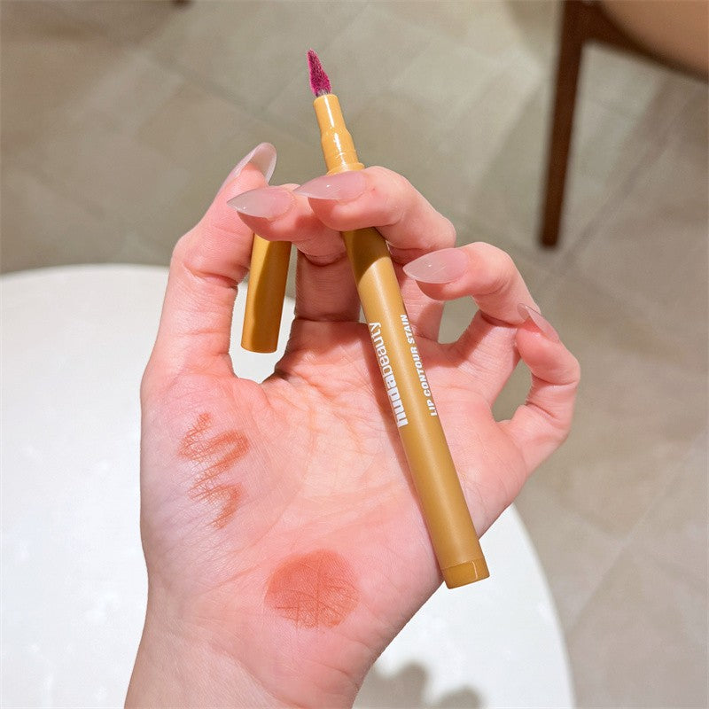 Huda Beauty Lápis Contorno Labial Matte – Longa Duração e Alta Pigmentação