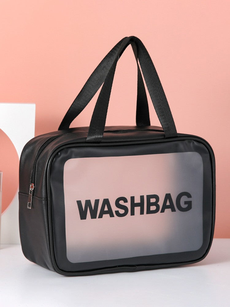 Necessaire Transparente em PVC com Zíper – Porta Maquiagem e Higiene