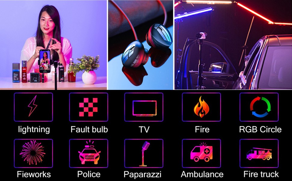 SOKANI X8 / X15 / X25 RGB – Bastão de Luz LED para Foto, Vídeo e Streaming
