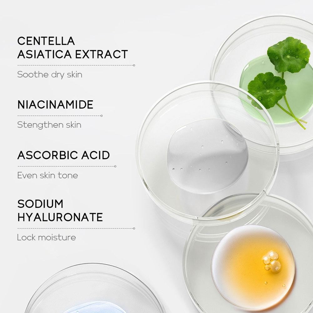 Kit Sakura LAIKOU 6 Itens para Cuidados com a Pele – Limpeza, Sérum, Creme e Protetor Solar Facial