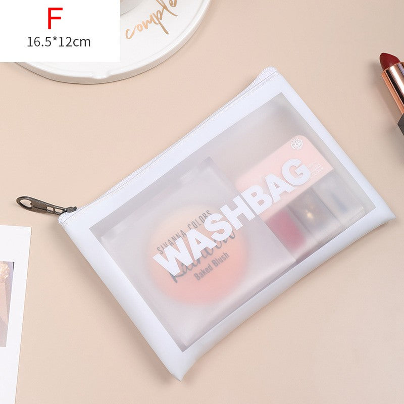 Necessaire Transparente Impermeável para Viagem – Bolsa de Maquiagem PVC