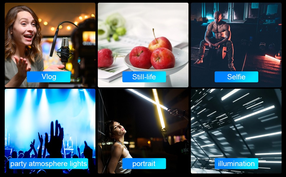 SOKANI X8 / X15 / X25 RGB – Bastão de Luz LED para Foto, Vídeo e Streaming