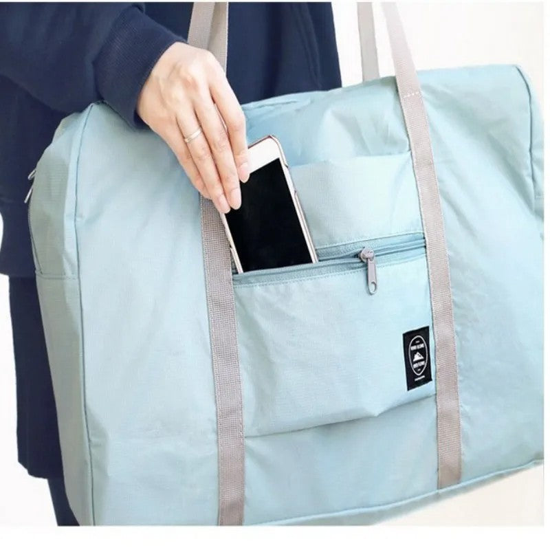 Bolsa de Viagem Dobrável Grande Capacidade Leve para Mão