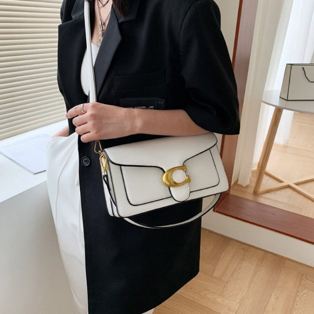 Bolsa de Ombro Elegante com Duas Alças + Mini Bolsa – Modelo 2025
