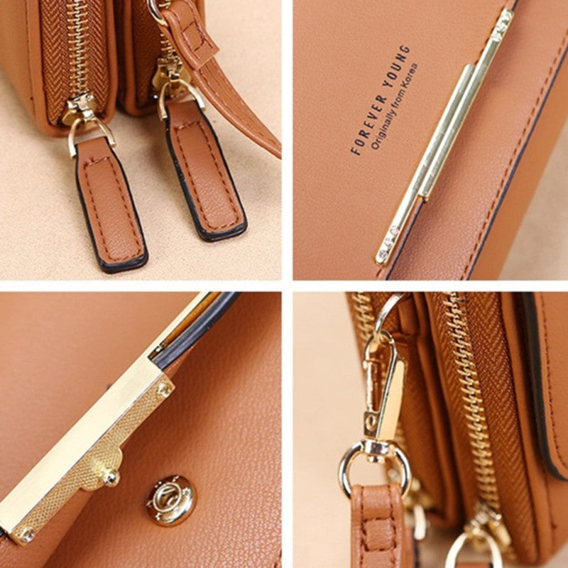 Bolsa Carteira Feminina Casual Grande Capacidade com Alça