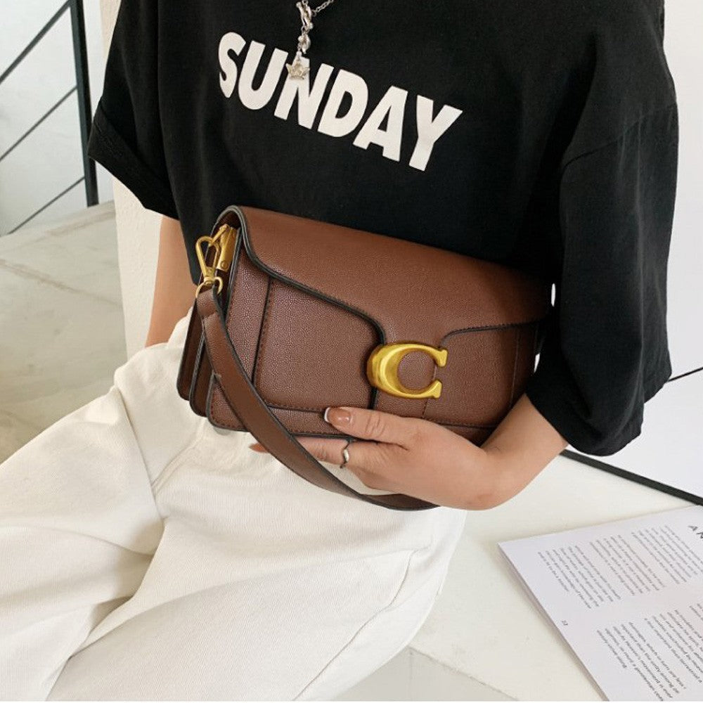 Bolsa de Ombro Elegante com Duas Alças + Mini Bolsa – Modelo 2025