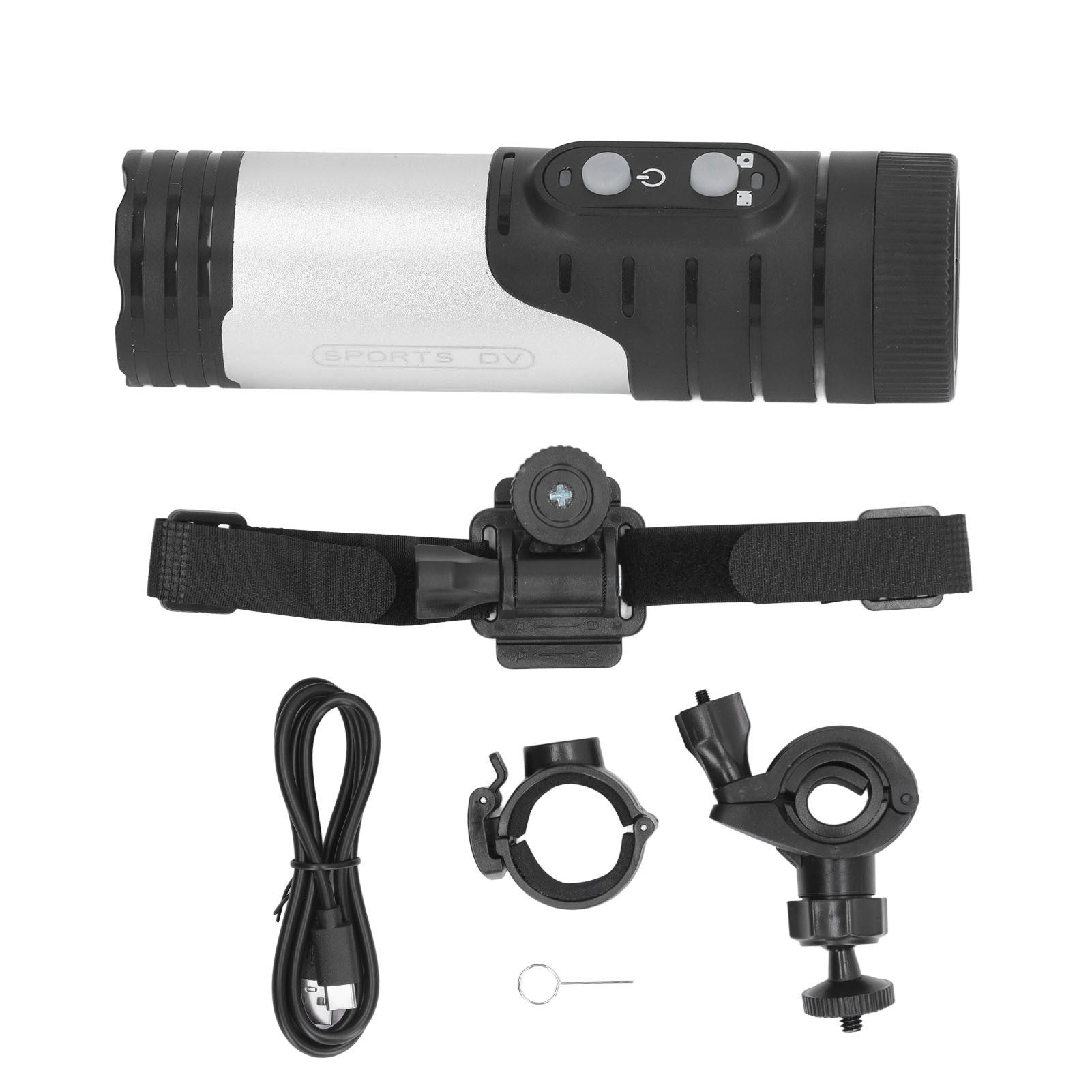 Câmera de Capacete Full HD 1080P Wi-Fi com Lanterna e Estabilização – Moto e Bike