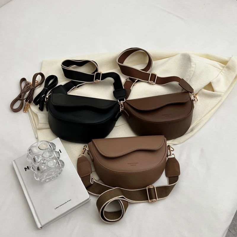 Bolsa Feminina Vintage Sela em Couro PU – Ombro e Transversal
