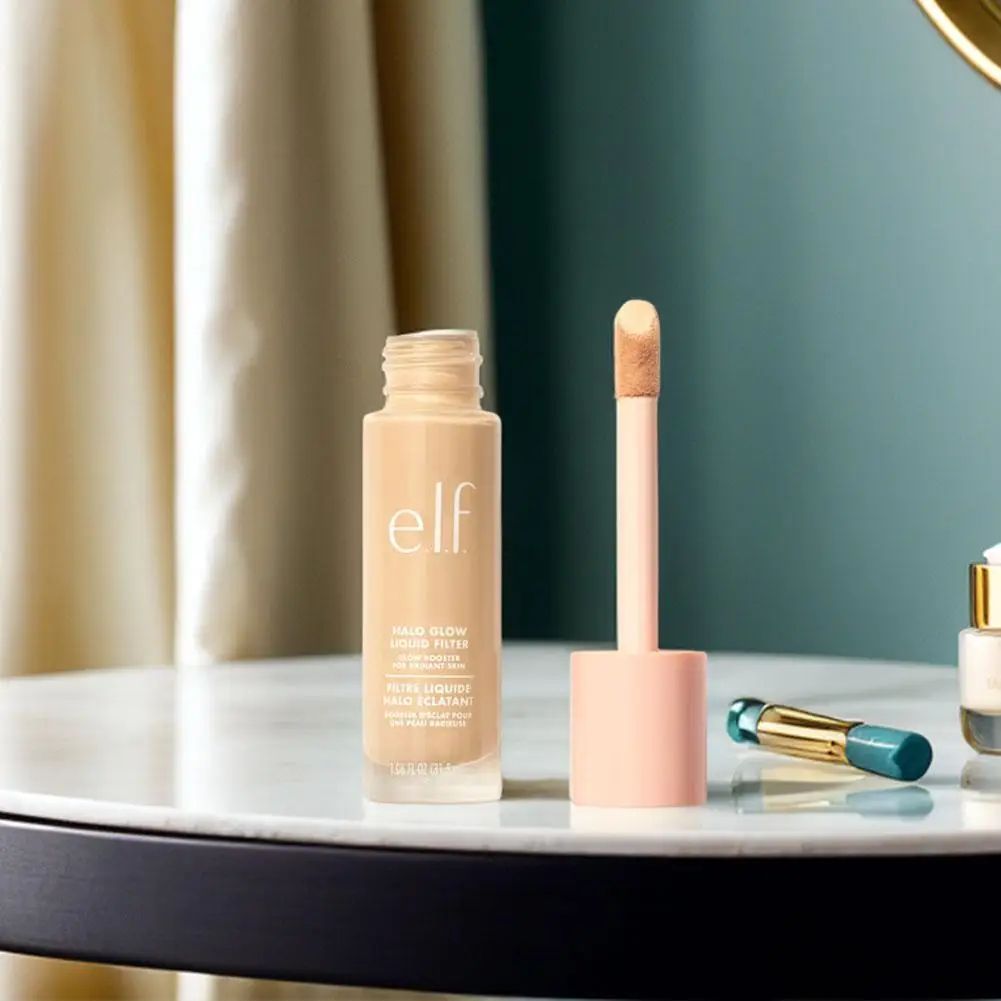 Base Líquida e.l.f Iluminadora – Alta Cobertura, Longa Duração e à Prova d’Água (31,5ml)