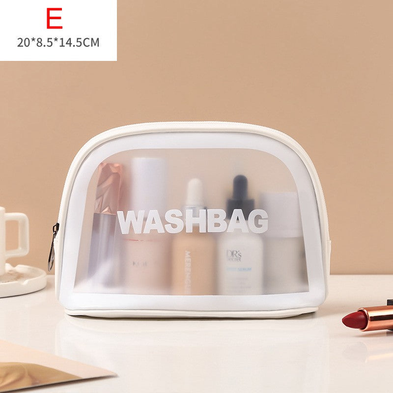 Necessaire Transparente Impermeável para Viagem – Bolsa de Maquiagem PVC