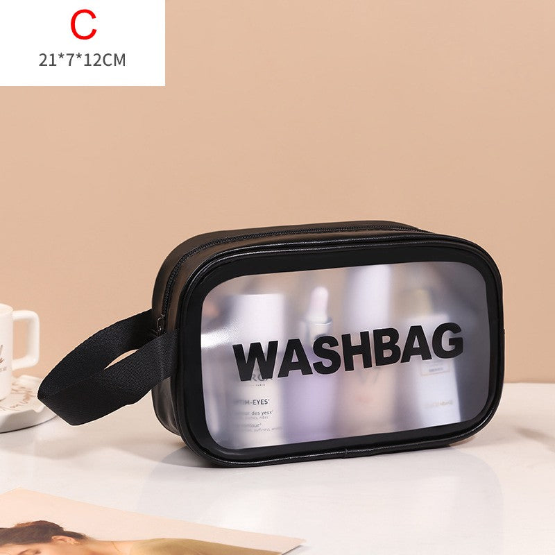 Necessaire Transparente Impermeável para Viagem – Bolsa de Maquiagem PVC