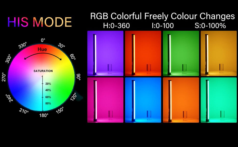 SOKANI X8 / X15 / X25 RGB – Bastão de Luz LED para Foto, Vídeo e Streaming