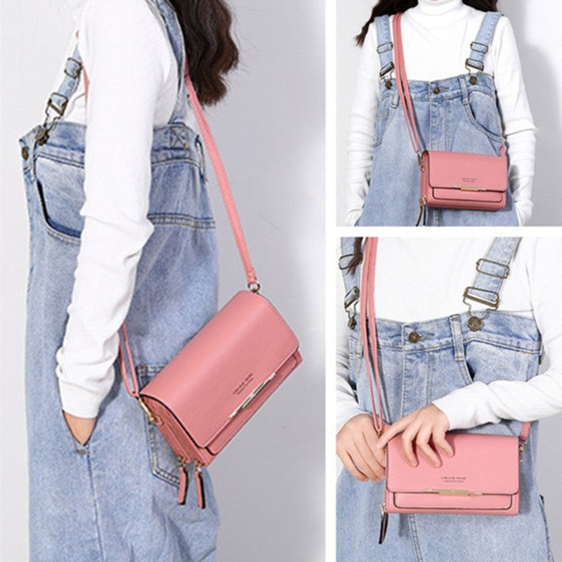 Bolsa Carteira Feminina Casual Grande Capacidade com Alça