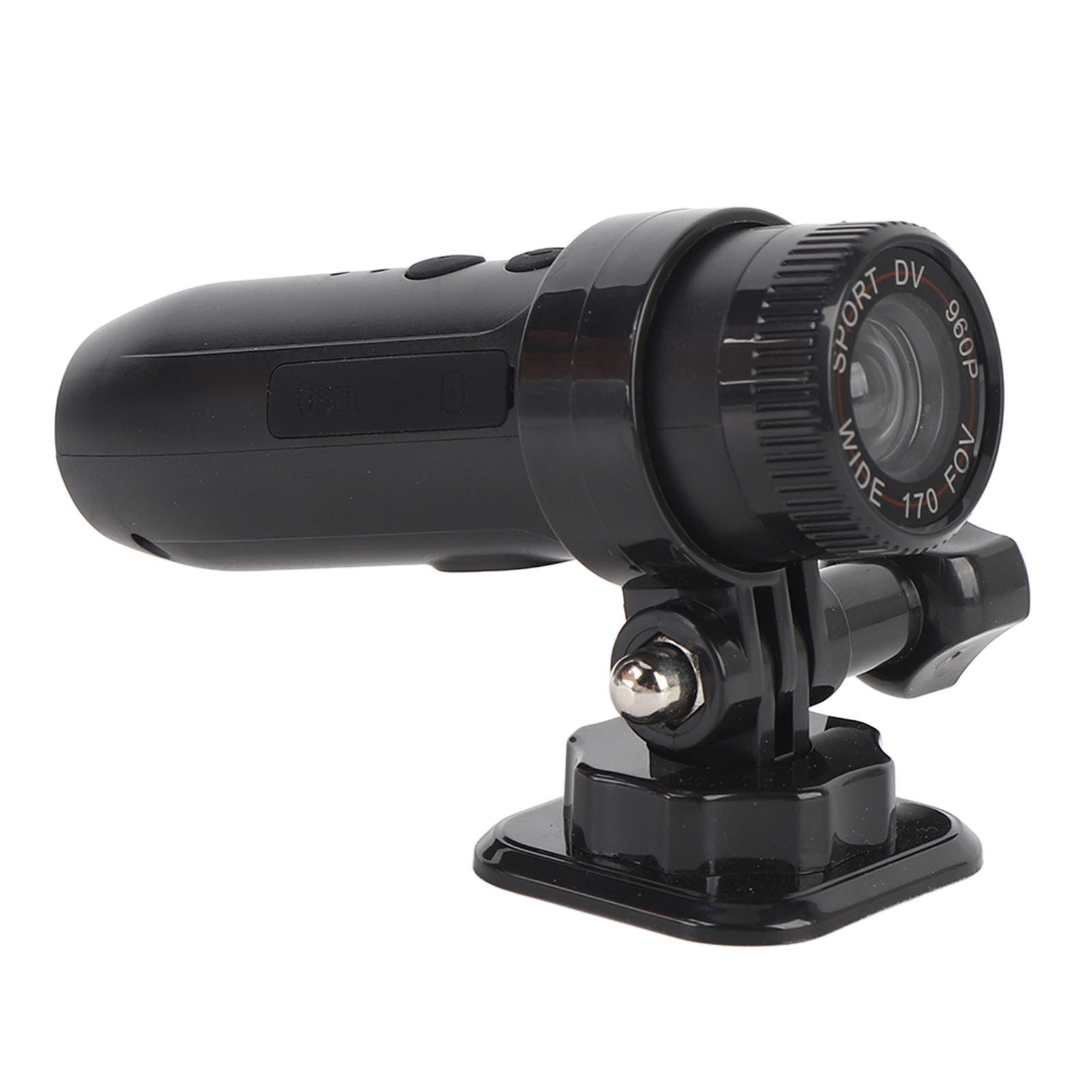 Mini Câmera Esportiva Portátil IP67 170° Grande Angular para Bike e Capacete