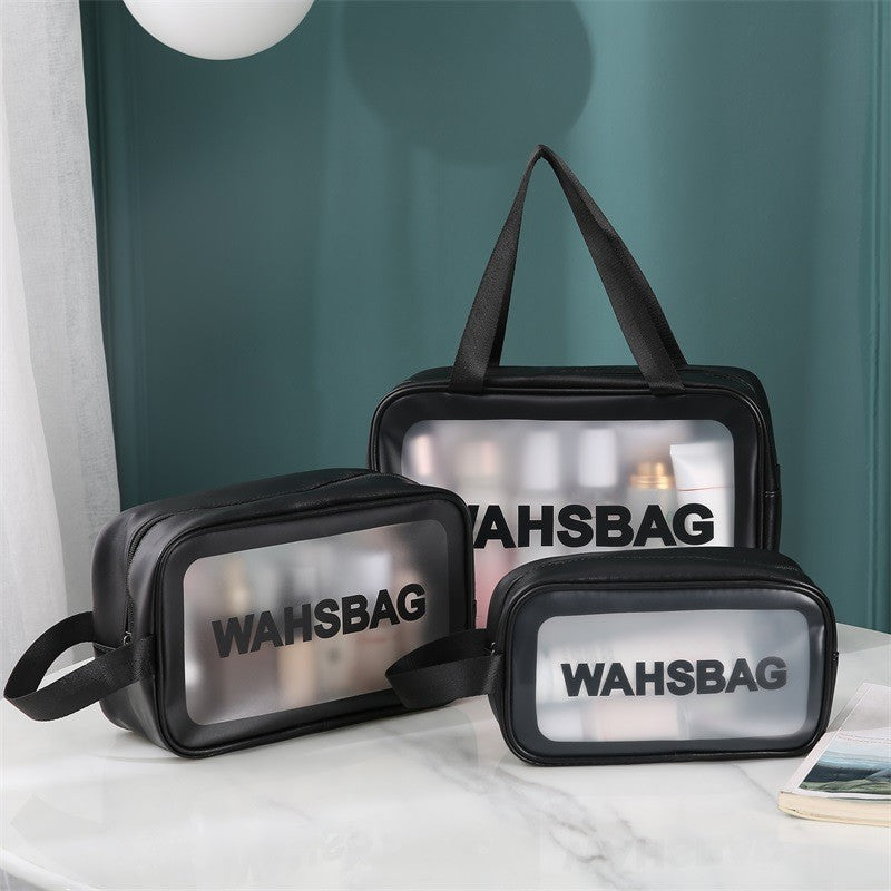 Necessaire Transparente Impermeável para Viagem – Bolsa de Maquiagem PVC