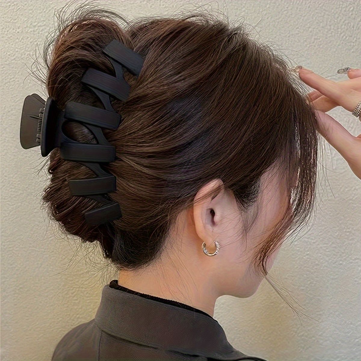 Kit 11 Presilhas de Cabelo Foscas Estilo Garra para Penteados