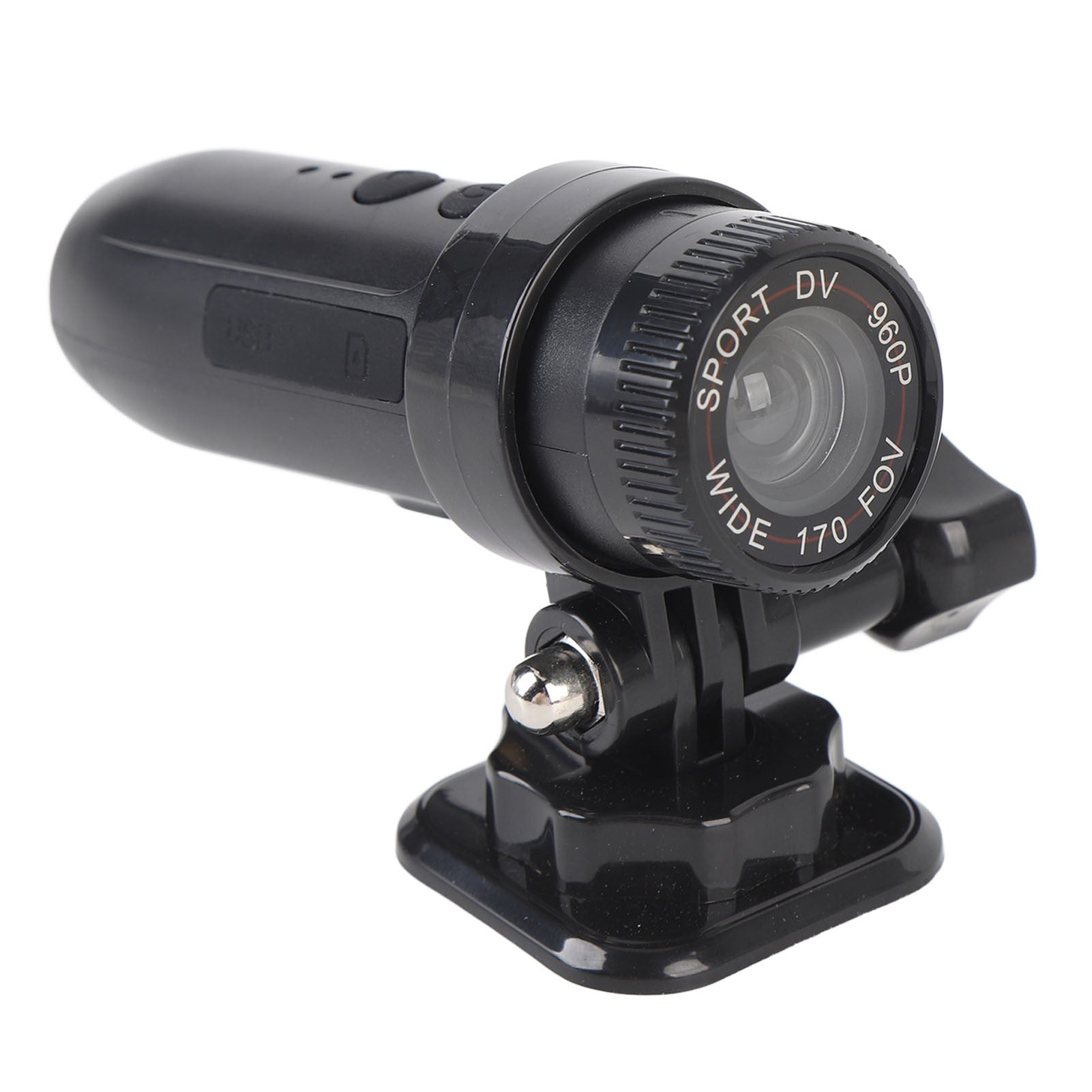 Mini Câmera Esportiva Portátil IP67 170° Grande Angular para Bike e Capacete