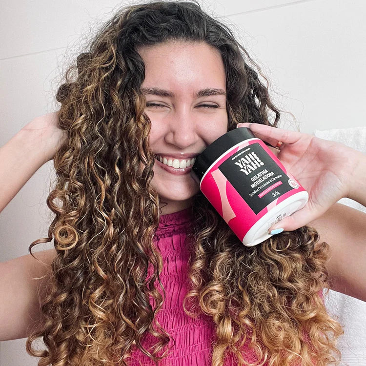 Gelatina Modeladora Yah Yah! – Alta Definição e Controle de Frizz 500g