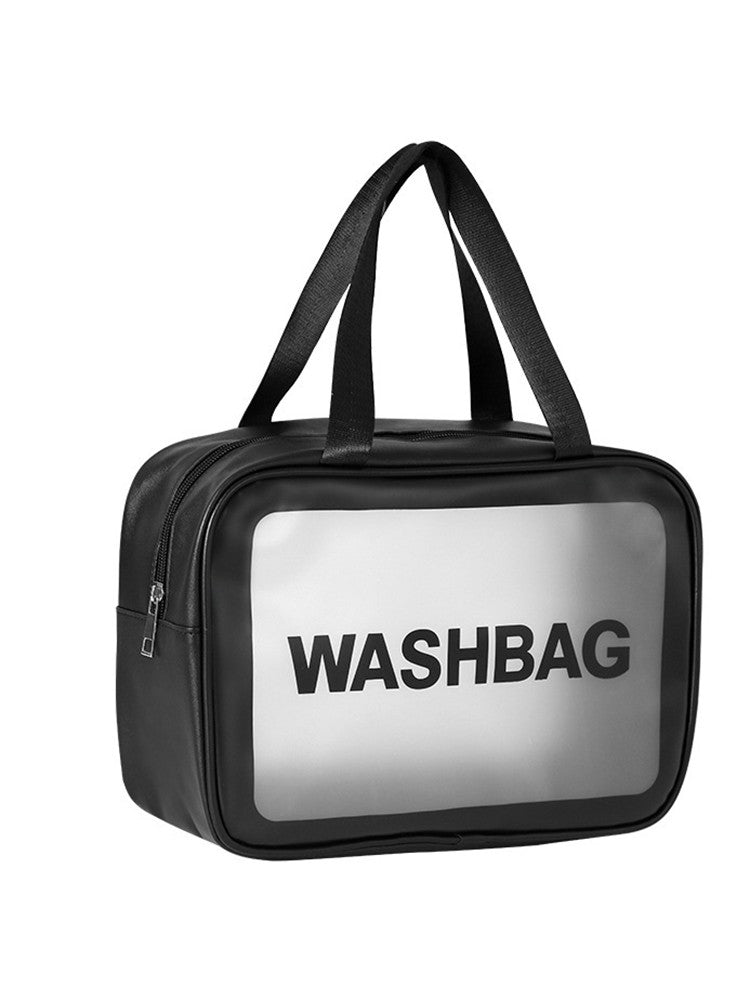 Necessaire Transparente em PVC com Zíper – Porta Maquiagem e Higiene