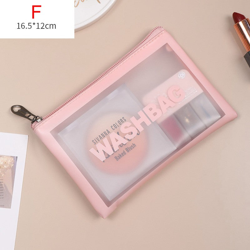 Necessaire Transparente Impermeável para Viagem – Bolsa de Maquiagem PVC