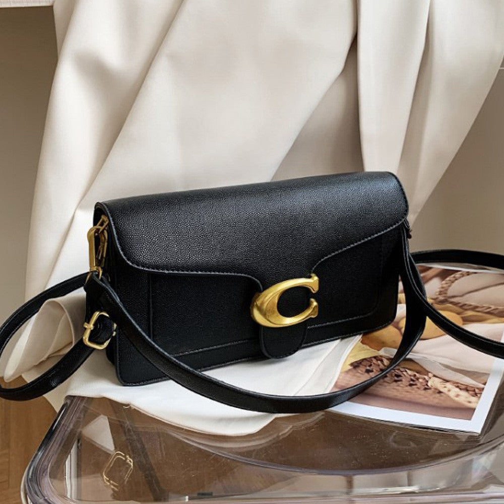 Bolsa de Ombro Elegante com Duas Alças + Mini Bolsa – Modelo 2025
