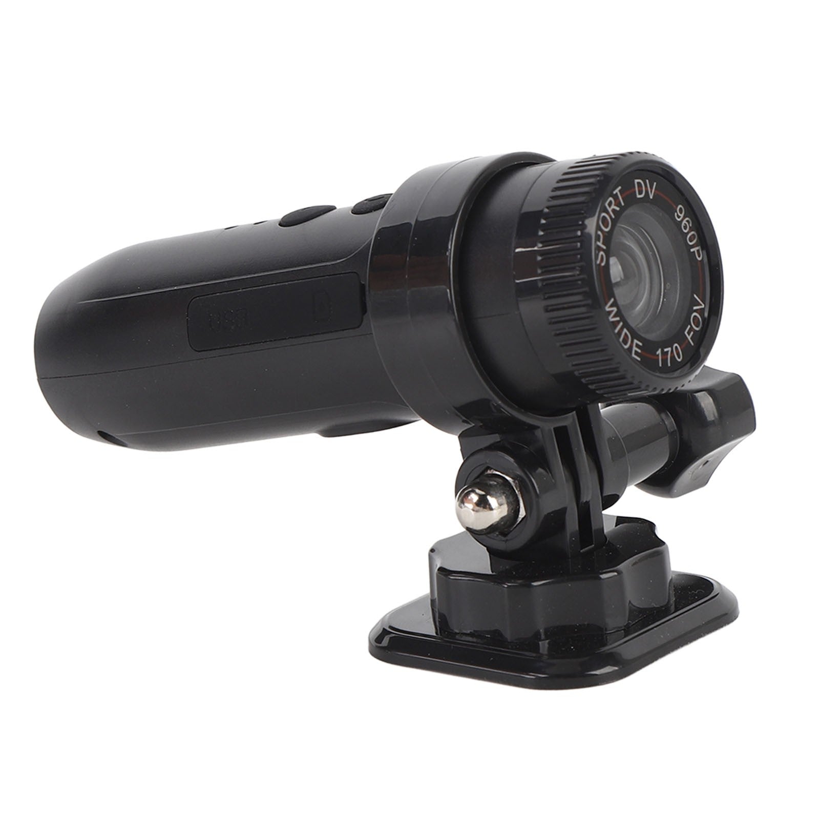 Mini Câmera Esportiva Portátil IP67 170° Grande Angular para Bike e Capacete
