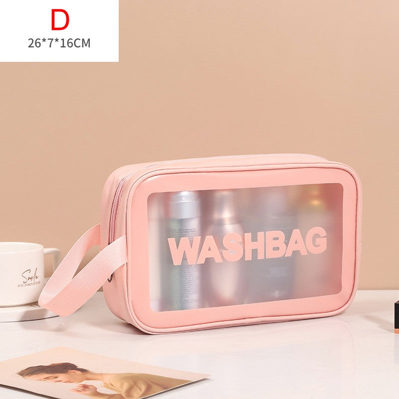 Necessaire Transparente Impermeável para Viagem – Bolsa de Maquiagem PVC