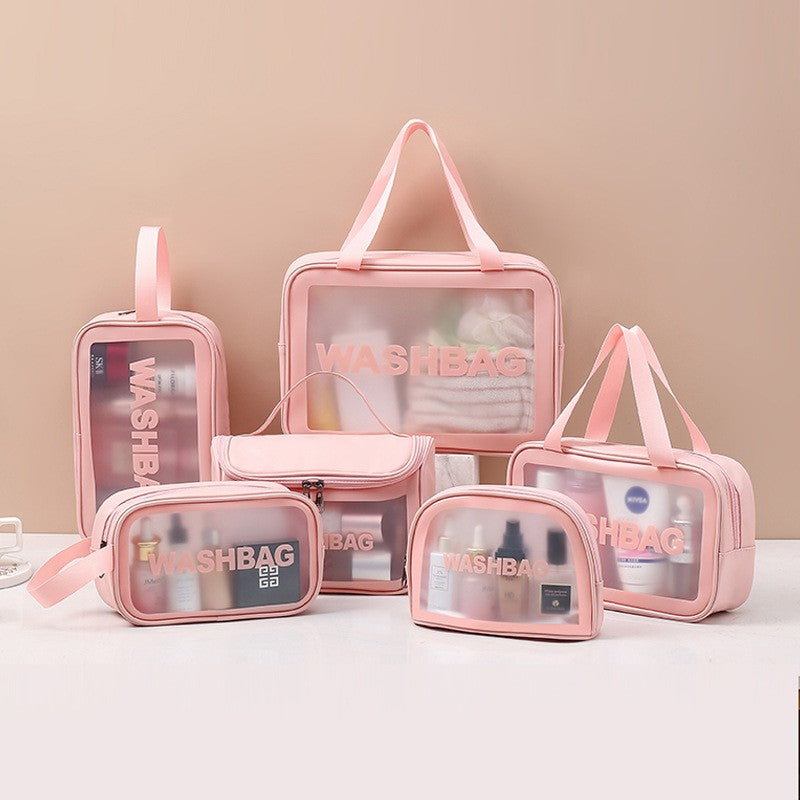 Necessaire Transparente Impermeável para Viagem – Bolsa de Maquiagem PVC