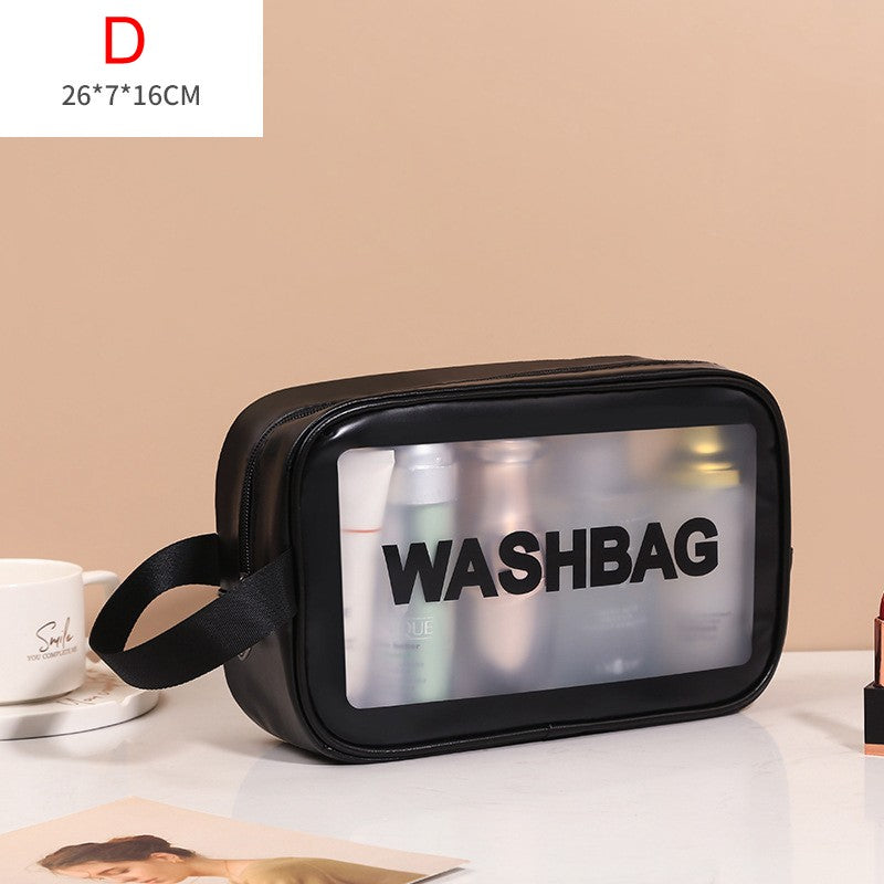 Necessaire Transparente Impermeável para Viagem – Bolsa de Maquiagem PVC