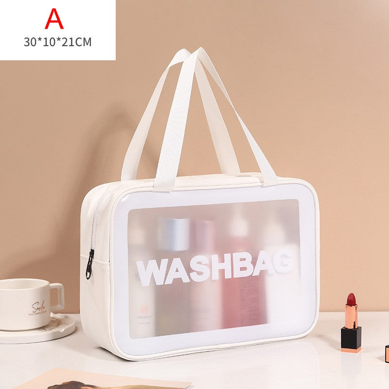Necessaire Transparente Impermeável para Viagem – Bolsa de Maquiagem PVC