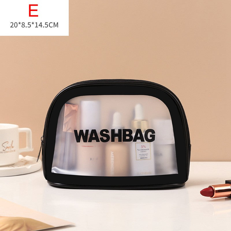 Necessaire Transparente Impermeável para Viagem – Bolsa de Maquiagem PVC