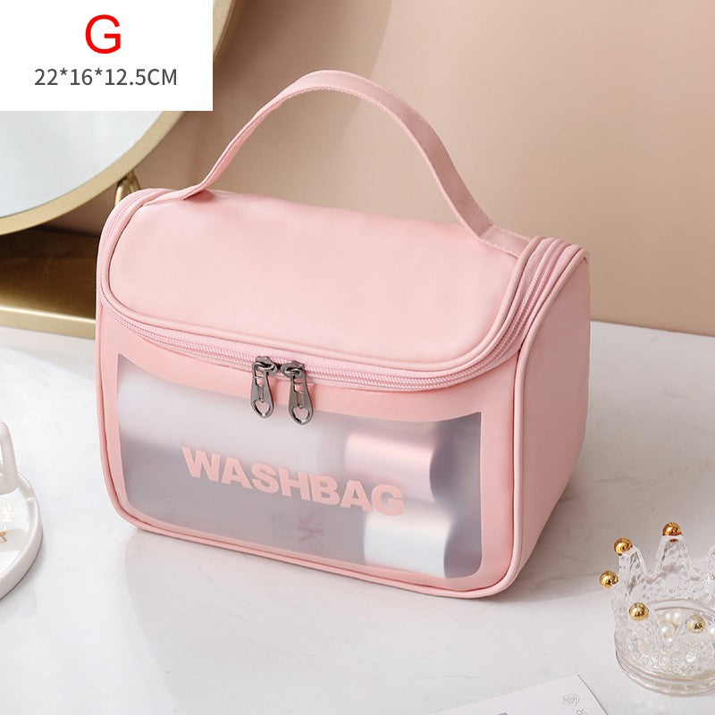 Necessaire Transparente Impermeável para Viagem – Bolsa de Maquiagem PVC
