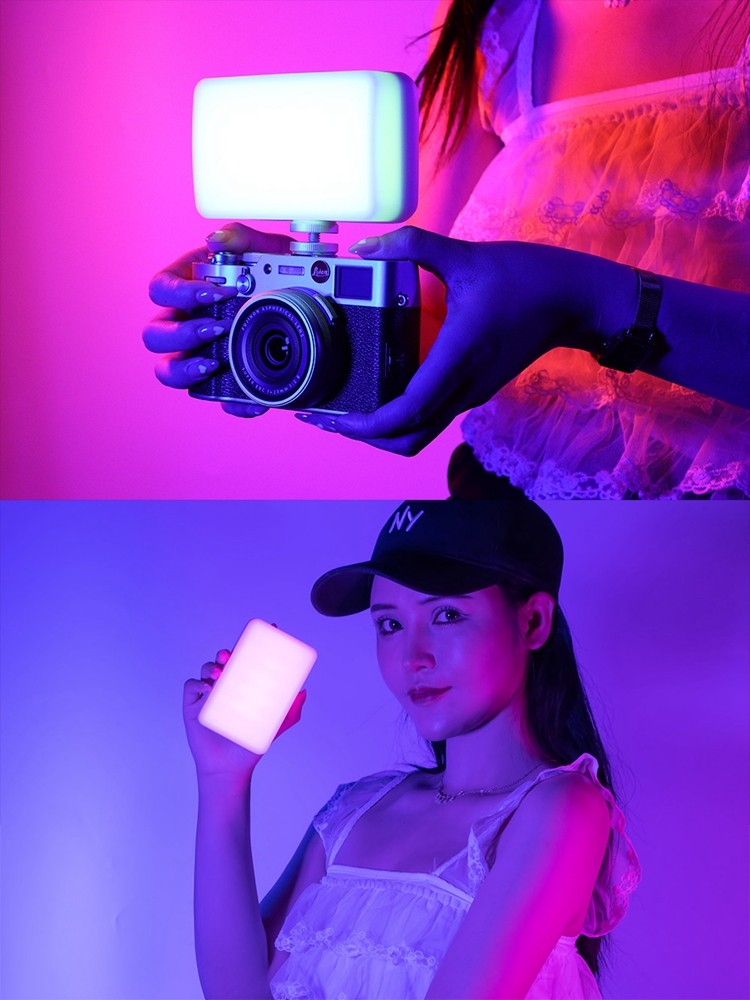 Ulanzi VL120 RGB Luz LED Portátil 2500K–9000K Recarregável para Vídeo e Foto