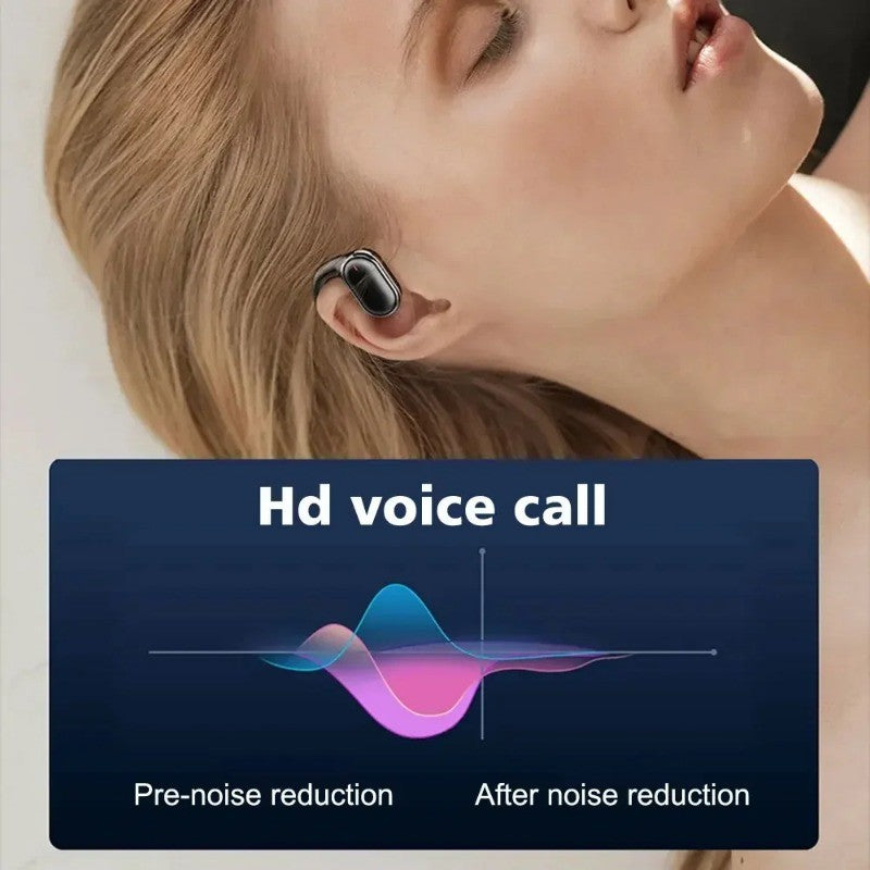 Fone Bluetooth 5.3 Earhook Esportivo com Microfone e Estojo de Carga