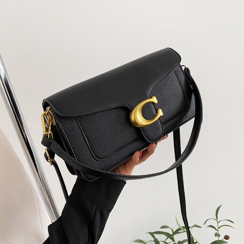 Bolsa de Ombro Elegante com Duas Alças + Mini Bolsa – Modelo 2025
