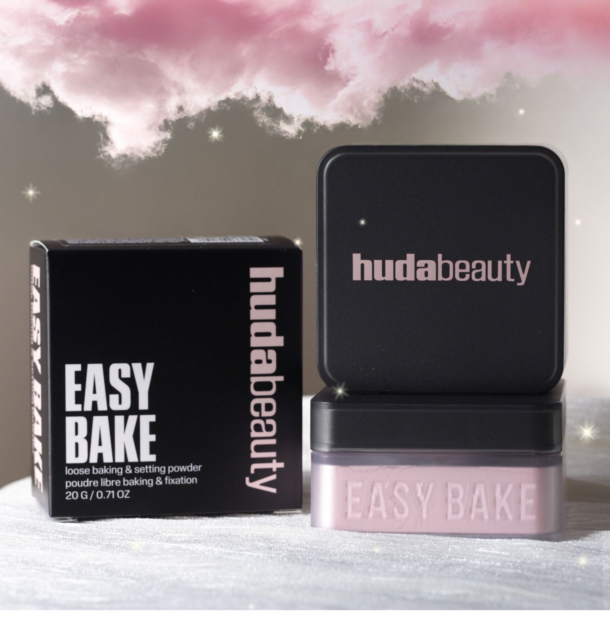 Huda Beauty Pó Solto Fixador – Controle de Oleosidade e Longa Duração