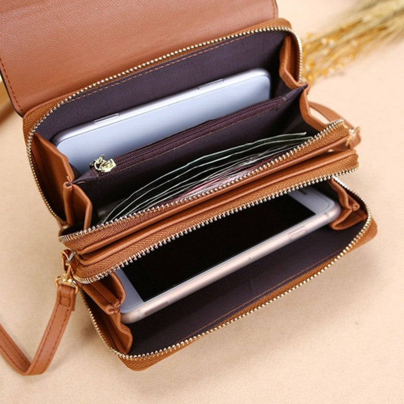 Bolsa Carteira Feminina Casual Grande Capacidade com Alça