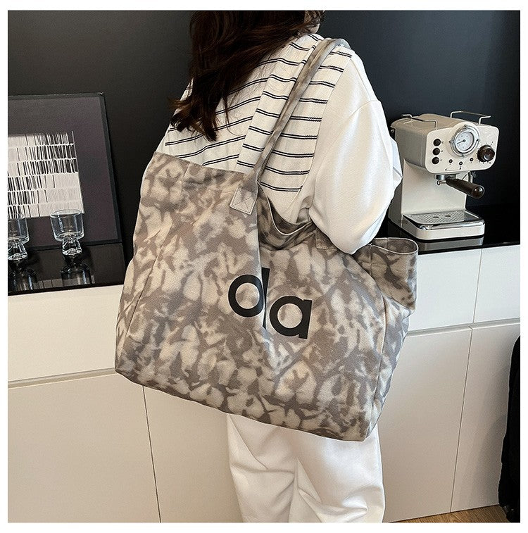 Bolsa Tote de Lona Estilo Japonês 2025 – Casual e Minimalista