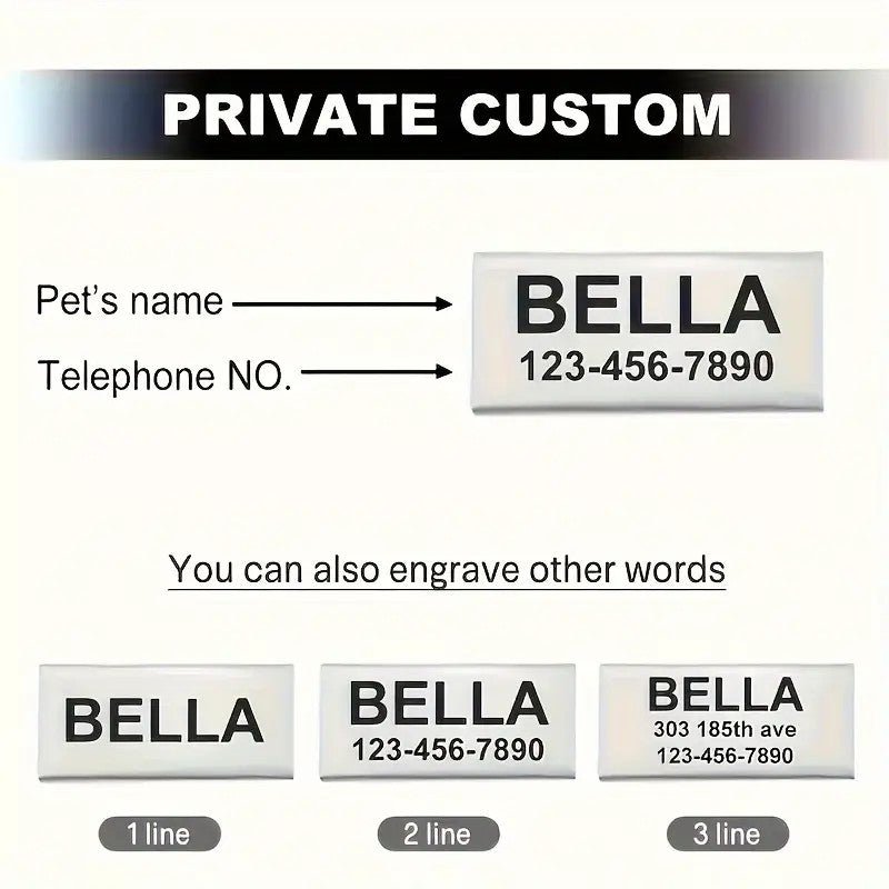 Coleira Personalizada Pet com Estrela e Lua + Plaquinha Gravada e Sino