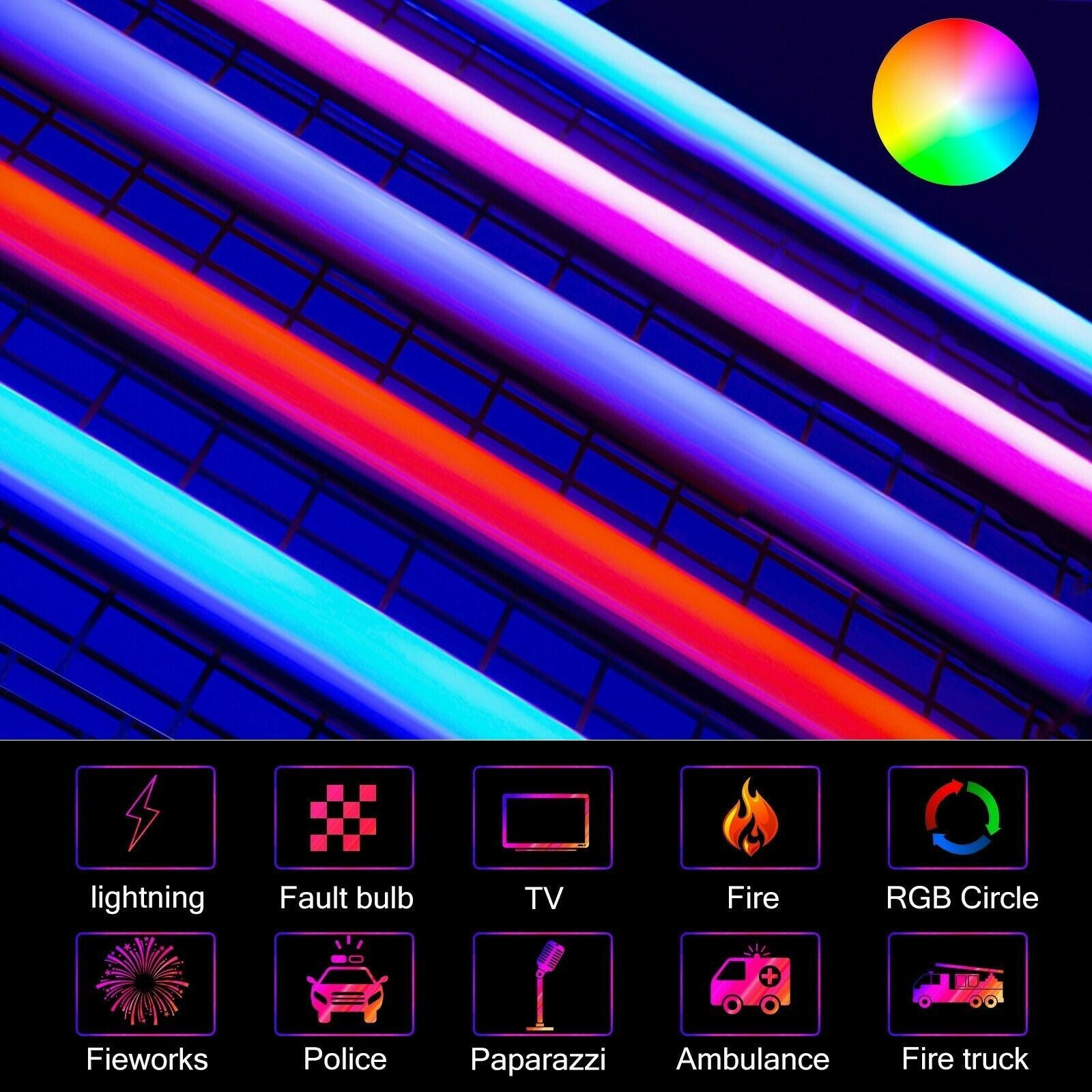 SOKANI X8 / X15 / X25 RGB – Bastão de Luz LED para Foto, Vídeo e Streaming