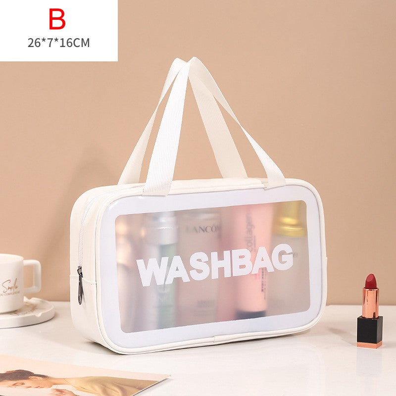 Necessaire Transparente Impermeável para Viagem – Bolsa de Maquiagem PVC