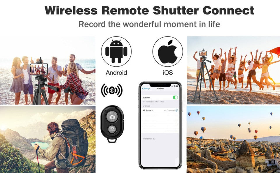 Tripé para Celular 102cm com Controle Bluetooth – Foto e Vídeo