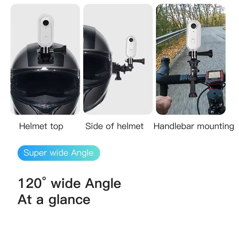 Mini Câmera de Ação 4K Wi-Fi à Prova d’Água com Estabilização – Moto, Bike e Aventuras