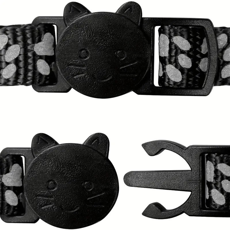 Coleira Personalizada Pet com Estrela e Lua + Plaquinha Gravada e Sino