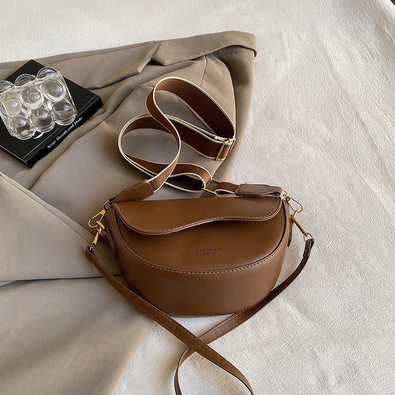 Bolsa Feminina Vintage Sela em Couro PU – Ombro e Transversal