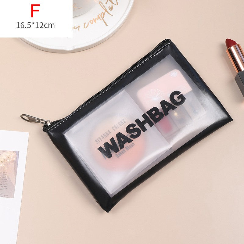 Necessaire Transparente Impermeável para Viagem – Bolsa de Maquiagem PVC