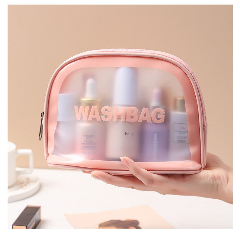 Necessaire Transparente Impermeável para Viagem – Bolsa de Maquiagem PVC