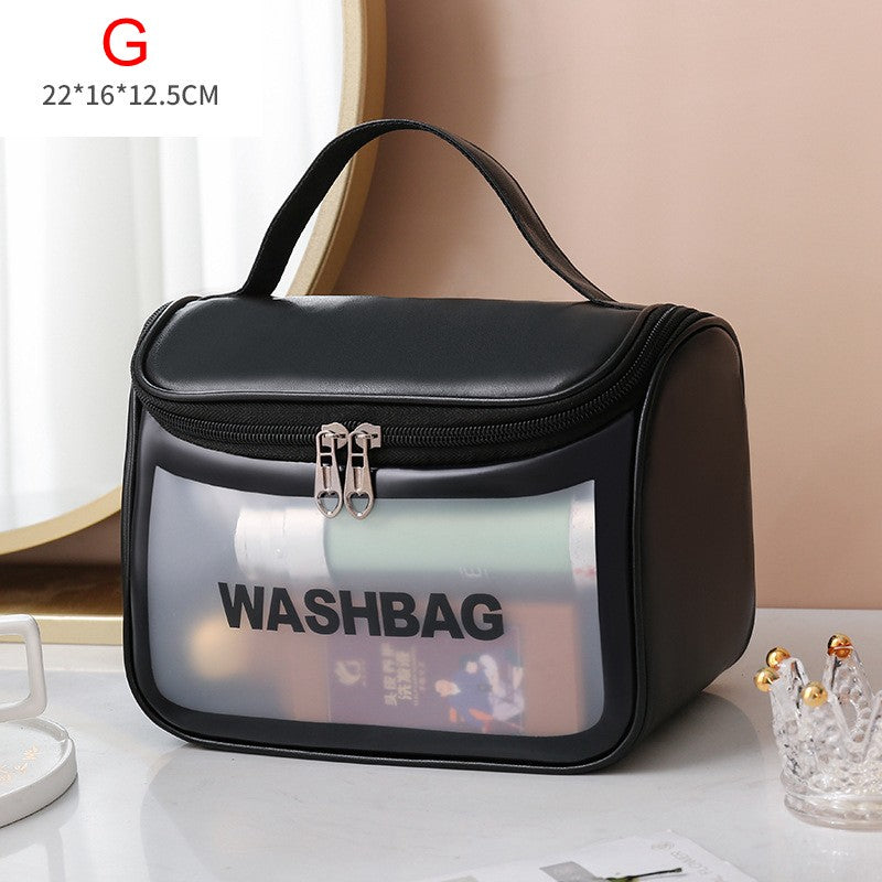 Necessaire Transparente Impermeável para Viagem – Bolsa de Maquiagem PVC