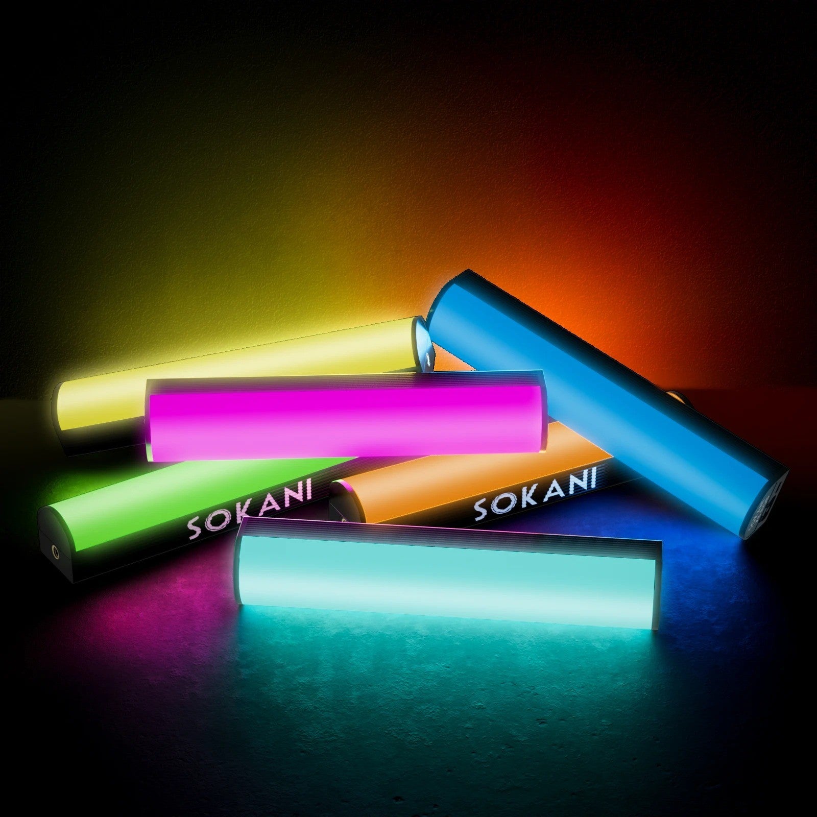 SOKANI X8 / X15 / X25 RGB – Bastão de Luz LED para Foto, Vídeo e Streaming